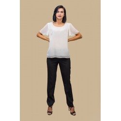 Bluza dublata din voal