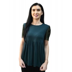 Bluza vascoza maneca dantela
