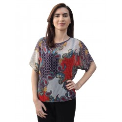 Bluza voal imprimata