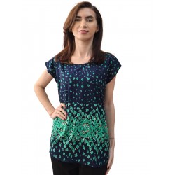 Bluza chimono bleu-marine...