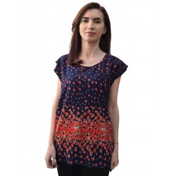Bluza chimono bleu-marine...