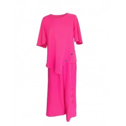 Costum Dama Roz Fucsia...