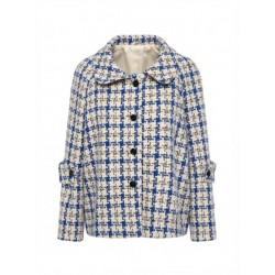 Sacou scurt dama din tweed...